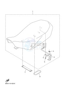 YZF250F YZ250F (BW47) drawing SEAT