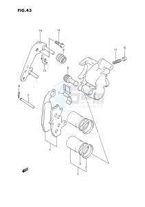 DR650 (E4) drawing FRONT CALIPER