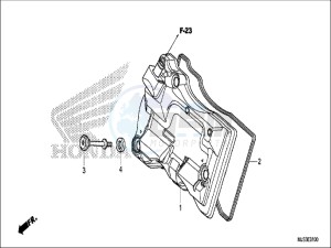 NC750JH Europe Direct - (ED) drawing CYLINDER HEAD COVER