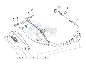 GTV 250 ie USA drawing Silencer