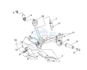 JET SPORT X R 50 drawing HANDLEBAR - SCHAKELAAR