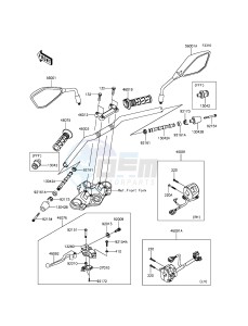 Z250SL_ABS BR250FFS XX (EU ME A(FRICA) drawing Handlebar