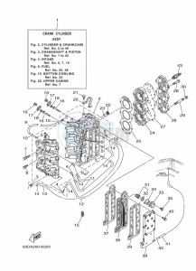 E60HWDL drawing CYLINDER--CRANKCASE