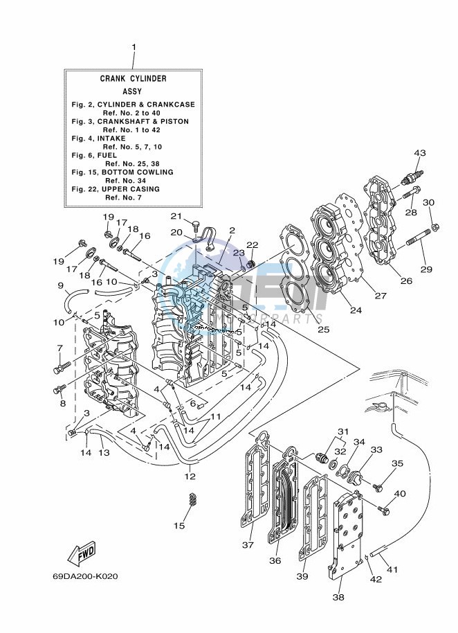 CYLINDER--CRANKCASE