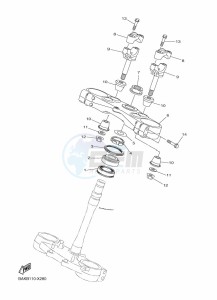 WR250F (BAKJ) drawing STEERING