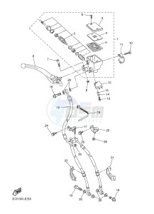 FZ1-S FZ1 FAZER 1000 (1CAM) drawing FRONT MASTER CYLINDER