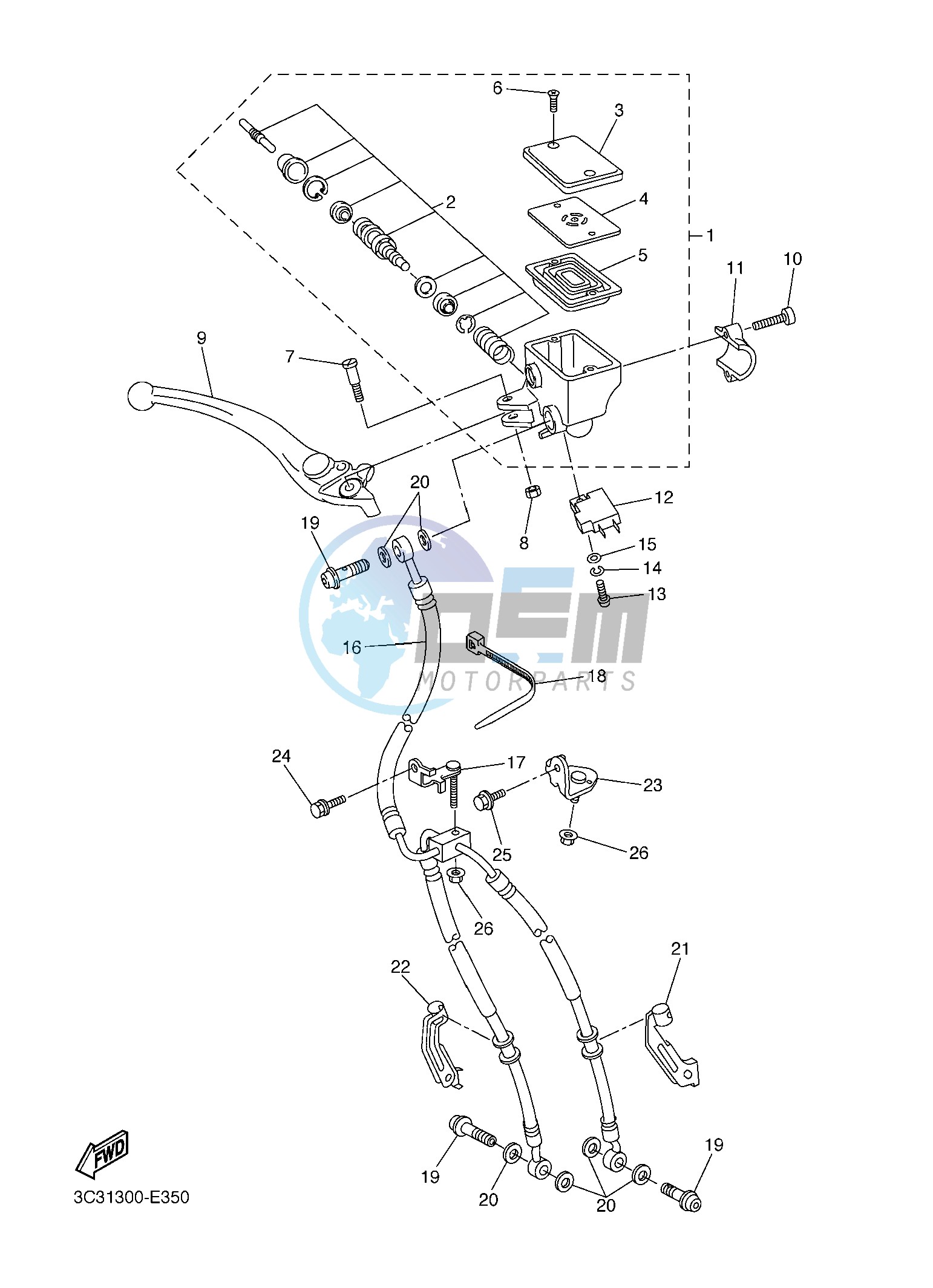 FRONT MASTER CYLINDER