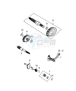 TWEET 50 VA X drawing DRIVE SHAFTS / KICKSTARTER