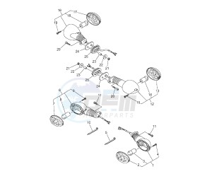 XT X 660 drawing FLASHER LIGHT