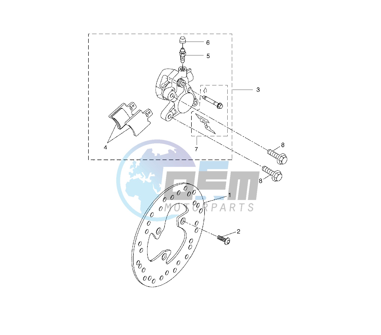 FRONT BRAKE CALIPER