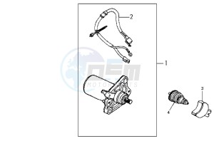 JET EURO X 50 E2 drawing STARTER / OILPUMP