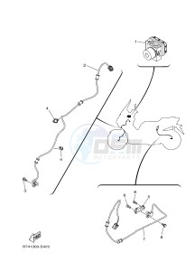 CZD300A X-MAX 300 X-MAX (B741 B749) drawing ELECTRICAL 3