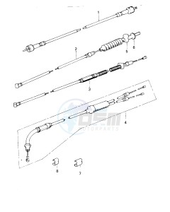 KM 100 A (A1 till A7) drawing CABLES