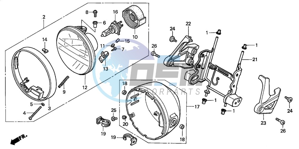 HEADLIGHT (CM/U)