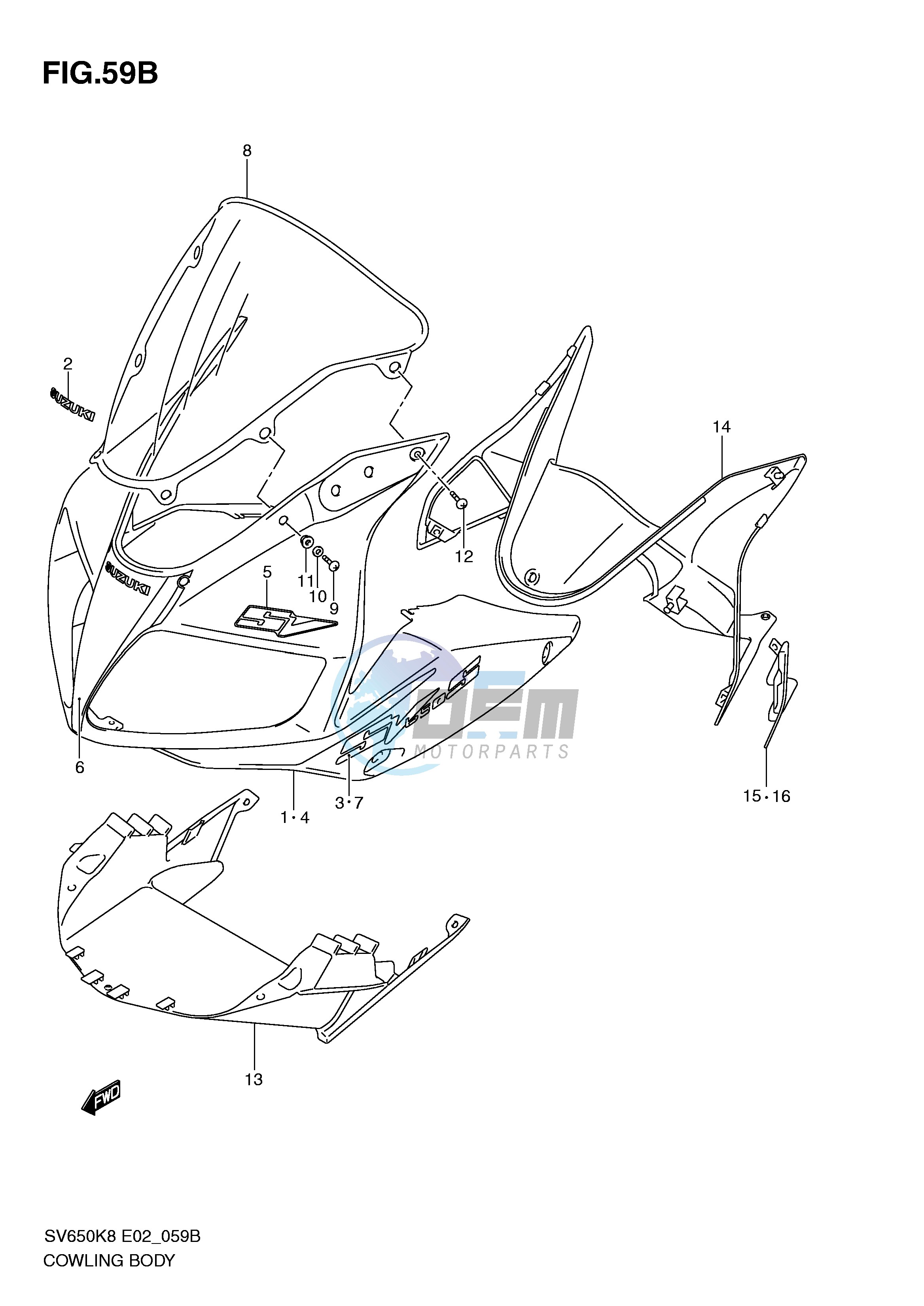 COWLING BODY (MODEL L0)