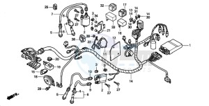 VT750C2 drawing WIRE HARNESS