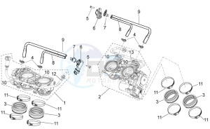 RSV4 1000 RR E4 ABS (EMEA, LATAM) drawing Throttle body