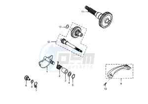 SPEEDFIGHT ARIA CATALYC - 50 cc drawing GEAR GROUP