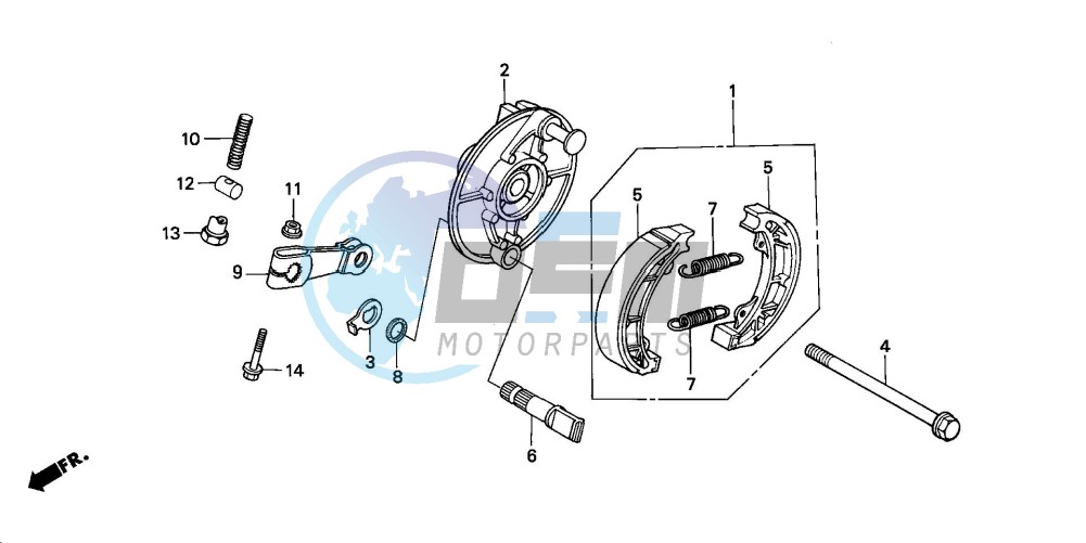 FRONT BRAKE PANEL