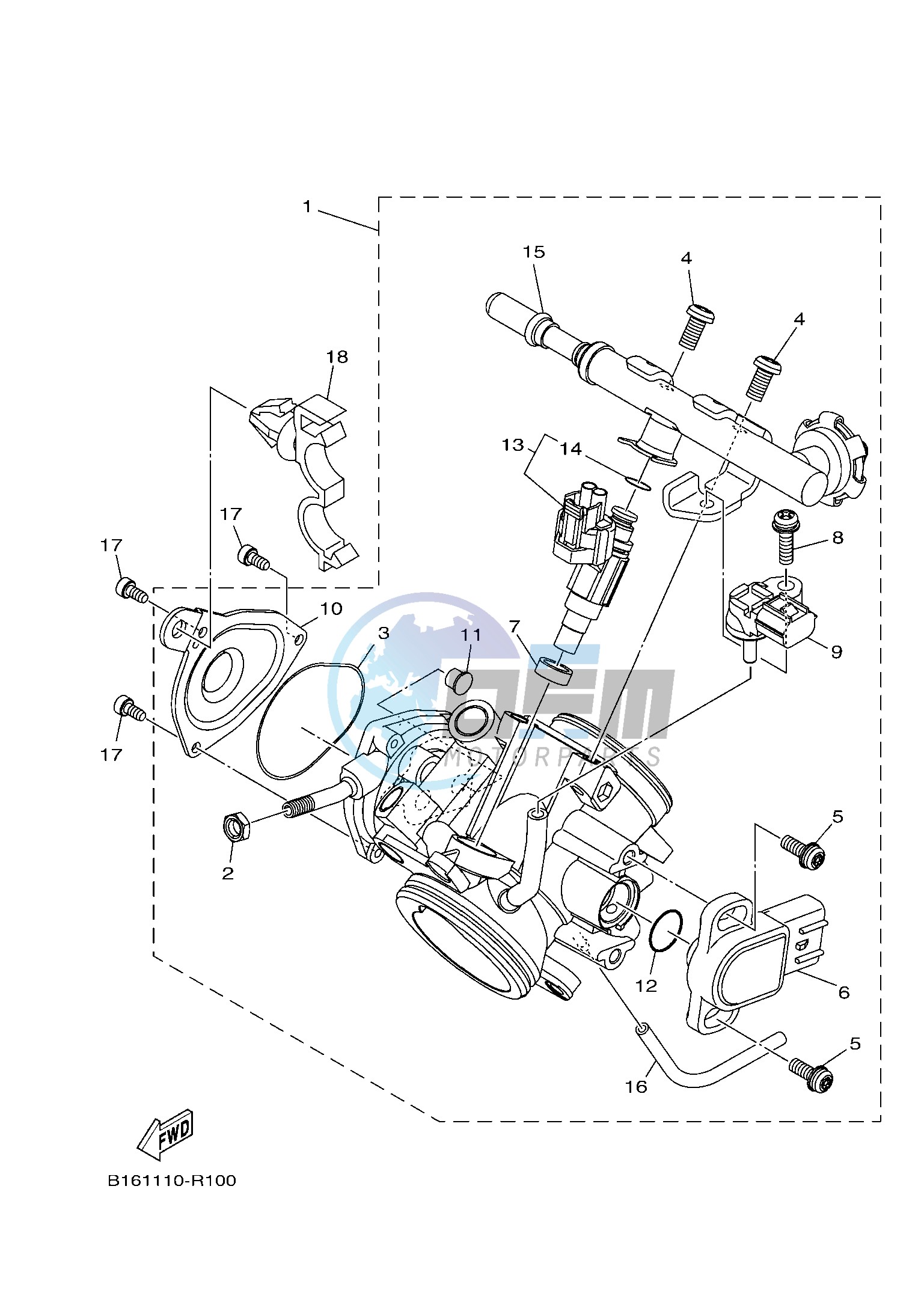 THROTTLE BODY ASSY 1