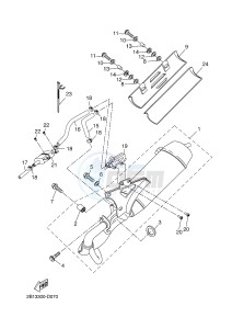 EW50N STUNT NAKED (3C7B) drawing EXHAUST