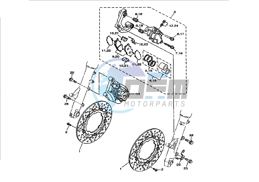 FRONT BRAKE CALIPER