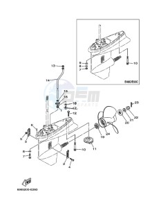 E55CMHS drawing LOWER-CASING-x-DRIVE-3