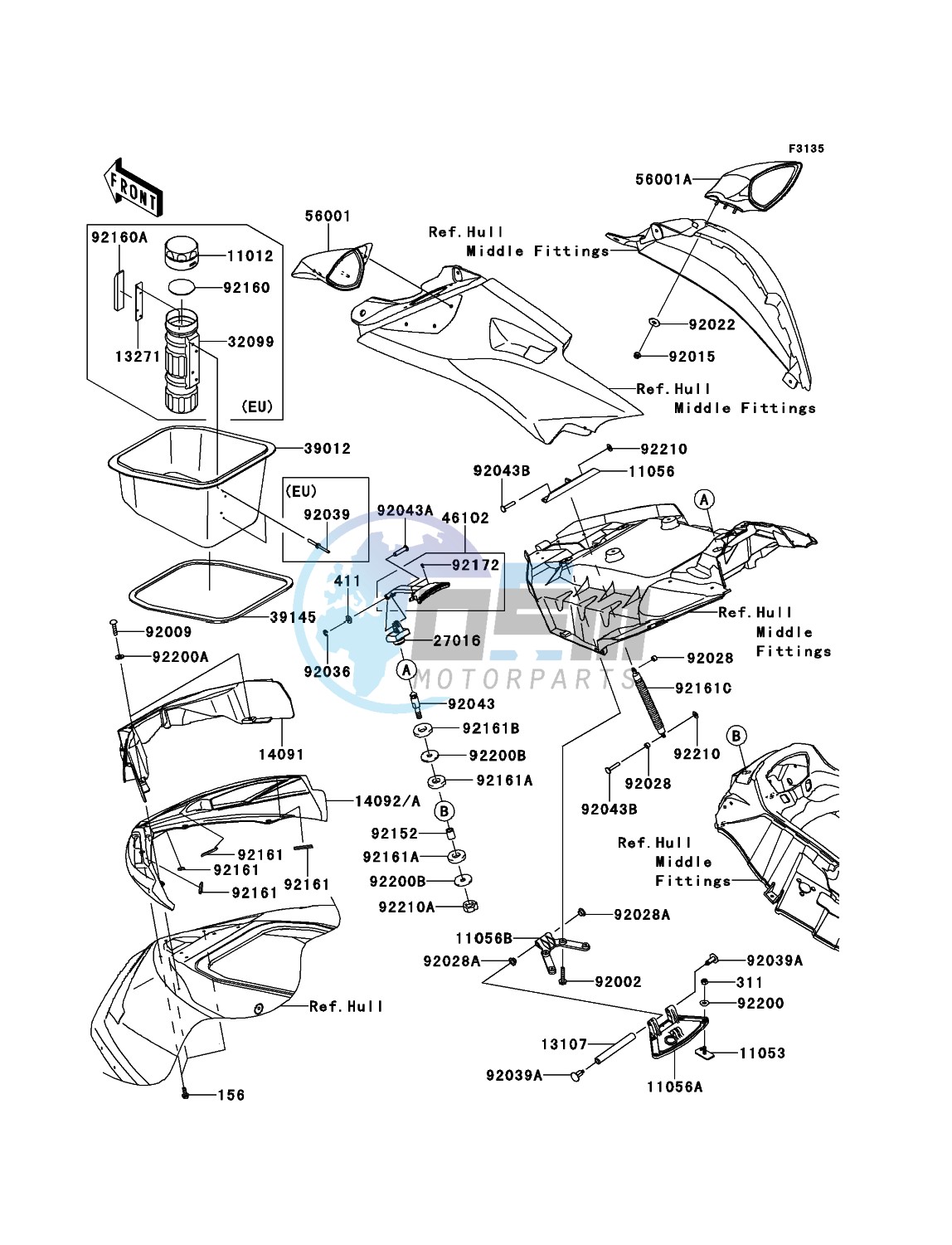 Hull Front Fittings