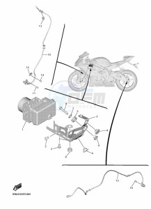 YZF600 YZF-R6 (BN6H) drawing ELECTRICAL 3