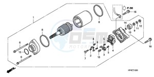 TRX420FPMA U / PS 4WD drawing STARTING MOTOR