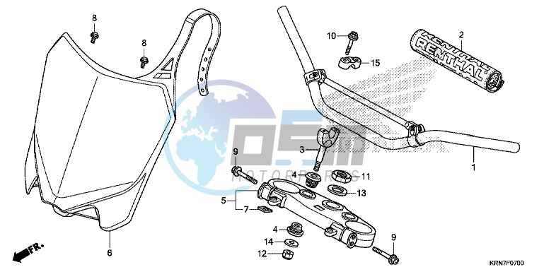 HANDLE PIPE/TOP BRIDGE