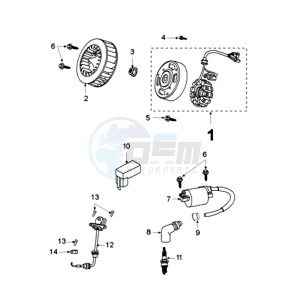 VCLIC EVP2 drawing IGNITION PART / WITH SENSOR