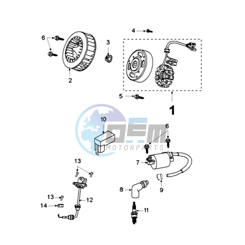 IGNITION PART / WITH SENSOR