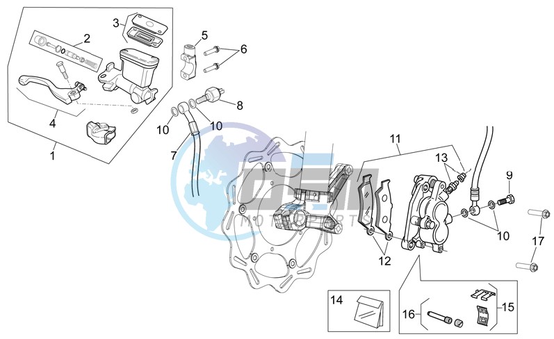 Front brake system I