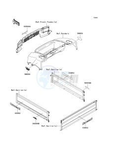 KAF 950 F [MULE 4010 DIESEL 4X4] (F9F-FAF) FAF drawing DECALS