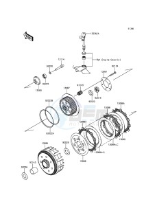 Z250SL BR250EFS XX (EU ME A(FRICA) drawing Clutch