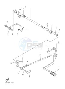 FZ1-N FZ1 (NAKED) 1000 (1EC9) drawing SHIFT SHAFT