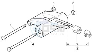 NRG 50 power purejet drawing Swinging arm