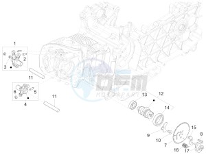 946 ARMANI 125 4T 3V ABS E3 150 (NAFTA) drawing Rocking levers support unit