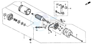 NV400C drawing STARTING MOTOR