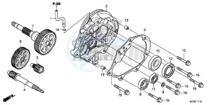 SH125E SH125 E drawing TRANSMISSION