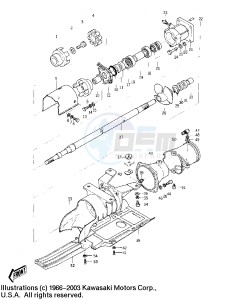 JS 400 A [JS400] (A3) [JS400] drawing DRIVE SHAFT_JET PUMP