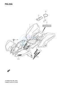 LT-Z50 (P3-P28) drawing FRAME CENTER COVER (MODEL K8 K9)