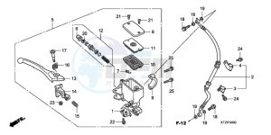 PES125R9 France - (F / CMF STC) drawing FR. BRAKE MASTER CYLINDER