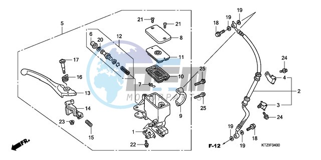 FR. BRAKE MASTER CYLINDER