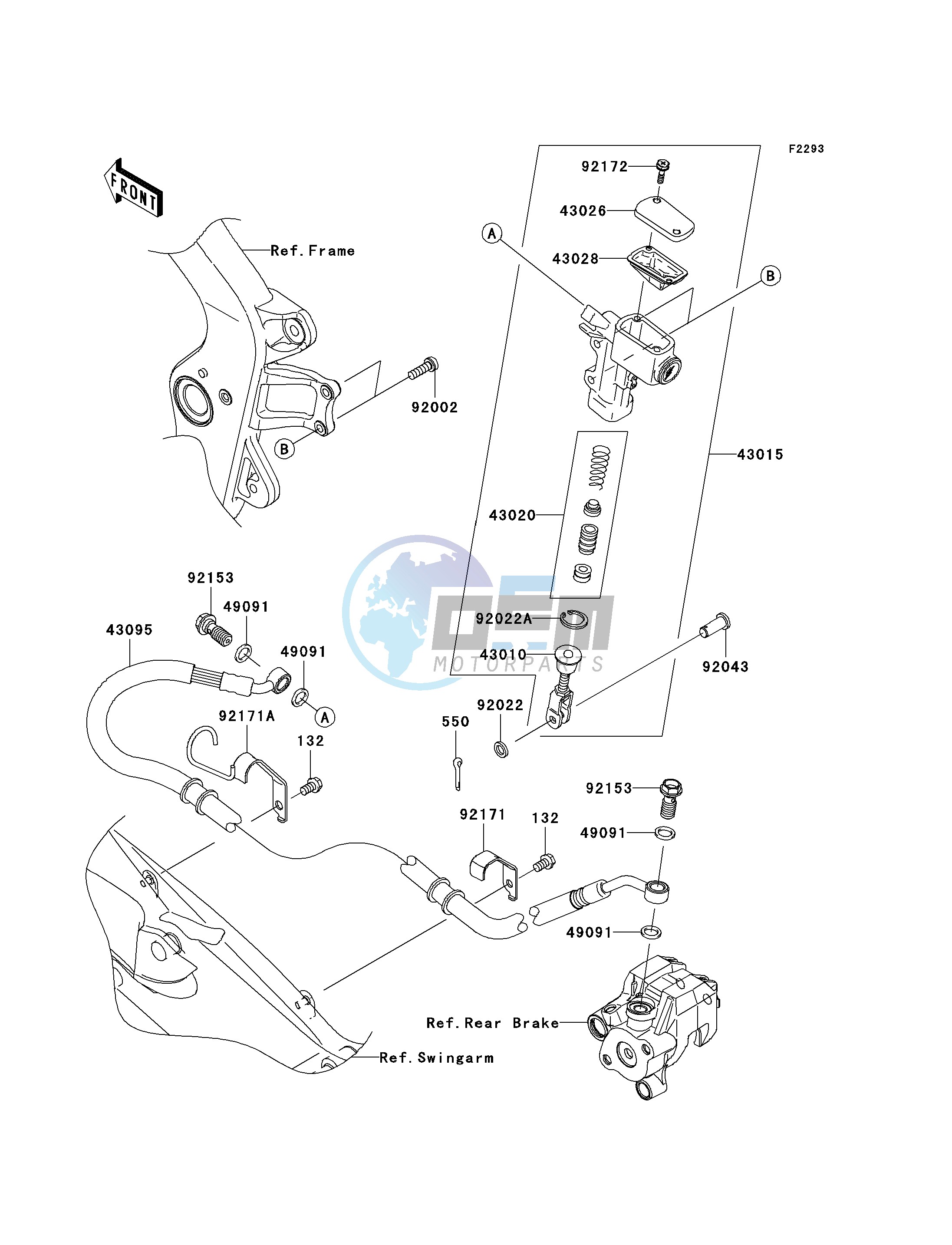 REAR MASTER CYLINDER