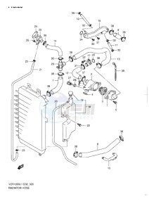 VZR 1800 Z drawing RADIATOR HOSE