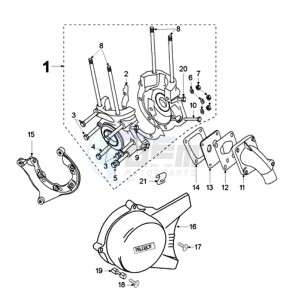 VOGUE SNA BE drawing CRANKCASE