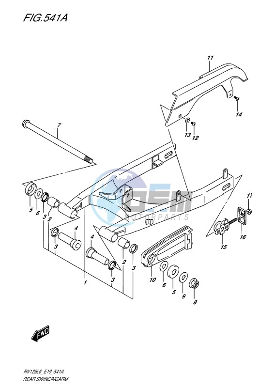 REAR SWINGINGARM