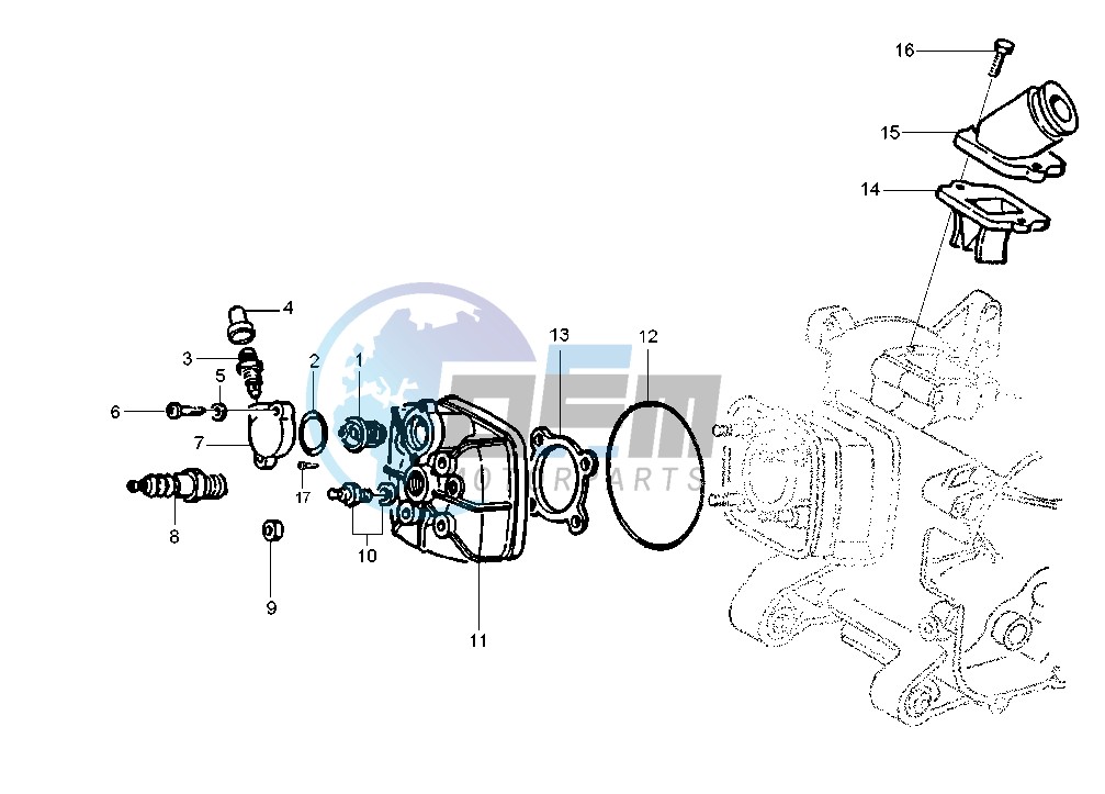 Cylinder head - Induction Pipe